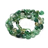 Natural Green Onyx Agate(Dyed & Heated) Beads Strands G-P497-01C-30-3