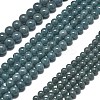 Natural Malaysia Jade Beads Strands G-L645-C01-4mm-09-2