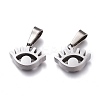 Tarnish Resistant 304 Stainless Steel Pendants STAS-Z006-10P-1