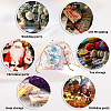 50Pcs Gold Stamping Moon & Star Organza Drawstring Gift Storage Bags OP-BBC0001-03A-01-5
