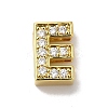Brass Micro Pave Cubic Zirconia Beads KK-H487-25G-05-1