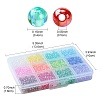 2400Pcs 12 Colors Eco-Friendly Transparent Acrylic Beads TACR-YW0001-97-4