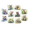 Animal Waterproof PET Stickers Set DIY-G118-03A-1