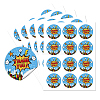 5 Sheets Round Dot PVC Waterproof Decorative Sticker Labels DIY-WH0481-38-1