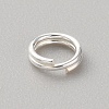 925 Sterling Silver Split Rings STER-WH0011-28S-02-1