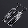 Tarnish Resistant 201 Stainless Steel Dangle Earrings STAS-S105-JN614-1-1
