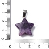 Natural Lepidolite Pendants G-B127-12P-07-A-3