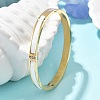 304 Stainless Steel Rhinestone Bangles for Women BJEW-Z092-07G-2