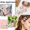 30Pcs 5 Styles Opaque Resin Imitation Animal Pizza Cabochons RESI-CJ0003-67-7