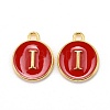 Golden Plated Alloy Enamel Charms LS-ENAM-S118-03I-1
