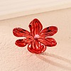 Adjustable Alloy Flower Finger Rings for Women LS-RJEW-B124-01C-1