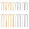 Unicraftale 32Pcs 4 Style 304 Stainless Steel Pendants STAS-UN0044-20-1