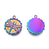 Ion Plating(IP) 304 Stainless Steel Pendants STAS-N098-207M-1
