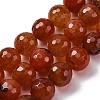 Natural Dragon Veins Agate(Dyed & Heated) Beads Strands G-K390-A02-01-2