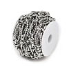 304 Stainless Steel Twist Oval Link Chains CHS-C017-08P-3