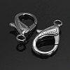 Zinc Alloy Lobster Claw Clasps LS-PALLOY-D008-B-1
