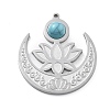 Synthetic Turquoise Pendants STAS-I327-18P-1
