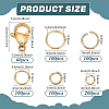 60Pcs 304 Stainless Steel Lobster Claw Clasps DIY-PH0029-14A-2