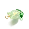 UV Plated Acrylic Pendants PALLOY-TA00270-3