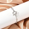 Tarnish Resistant 304 Stainless Steel Link Chain Bracelets LS-BJEW-P237-30P-3