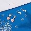 SUNNYCLUE 20Pcs 2 Colors 304 Stainless Steel Clip-on Earring Component STAS-SC0004-29-5