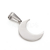 Tarnish Resistant 304 Stainless Steel Pendants X-STAS-I136-11P-2