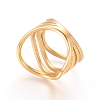 Unisex 304 Stainless Steel Finger Rings X-RJEW-L091-09-G-17mm-3