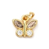 Brass Micro Pave Cubic Zirconia Pendants KK-I360-009G-01-1