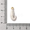 304 Stainless Steel Enamel Pendants STAS-B102-07C-3