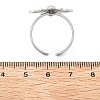 Synthetic Turquoise Finger Rings LS-RJEW-I110-02P-02-5