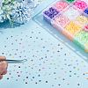21600Pcs 18 Colors Half Round Opaque Resin Cabochons MRMJ-GO0001-10B-3