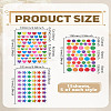 15 Sheets 3 Styles Holographic PVC Waterproof Self Adhesive Laser Stickers DIY-LP0003-80-2