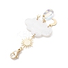 2Pcs Cloud Acrylic Pendant Decorations HJEW-JM04665-5
