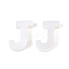 Natural Freshwater Shell Letter Charms BSHE-ZX007-02J-4