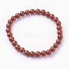 Natural Red Jasper Beads Stretch Bracelets BJEW-F380-01-A02-1