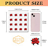 8 Sheets Plastic Waterproof Self-Adhesive Picture Stickers DIY-WH0428-051-2