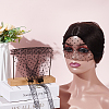 Polyester Lace Face Veil Mask AJEW-WH0518-72-5