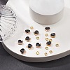 Heart Alloy Enamel Charms ENAM-YW0002-85D-5