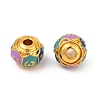 Brass Enamel Beads KK-Q081-07A-MG-2