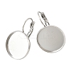 2Pcs 304 Stainless Steel Leverback Earring Settings STAS-YW0003-55A-1