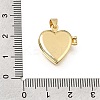 Brass & Natural Shell Locket Pendants SH-CBA7C77-05G-3