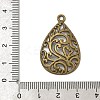 Tibetan Style Alloy Filigree Teardrop Pendants LS-X-TIBEP-Q041-042AB-NR-3