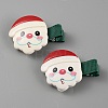 Cute Christmas Acrylic Alligator Hair Clips PHAR-WH0013-03I-1