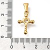 Ion Plating(IP) 304 Stainless Steel Pendants with Cubic Zirconia STAS-Z113-04G-3
