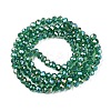 Electroplate Glass Beads Strands EGLA-A044-T3mm-B18-3