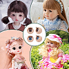 16 Pairs 2 Styles ABS Doll Craft Cartoon Movable Eye DIY-PH0032-37-5
