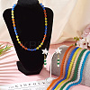 8 Strands 8 Colors Transparent Glass Beads Strands GLAA-TA0002-20-7