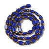 Electroplate Glass Beads Strands EGLA-P061-02A-01-2