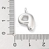 Rack Plating Brass Balloon Letter Pendants KK-C050-01P-P-3