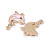 Alloy Enamel Connector Charms ENAM-I054-02B-2